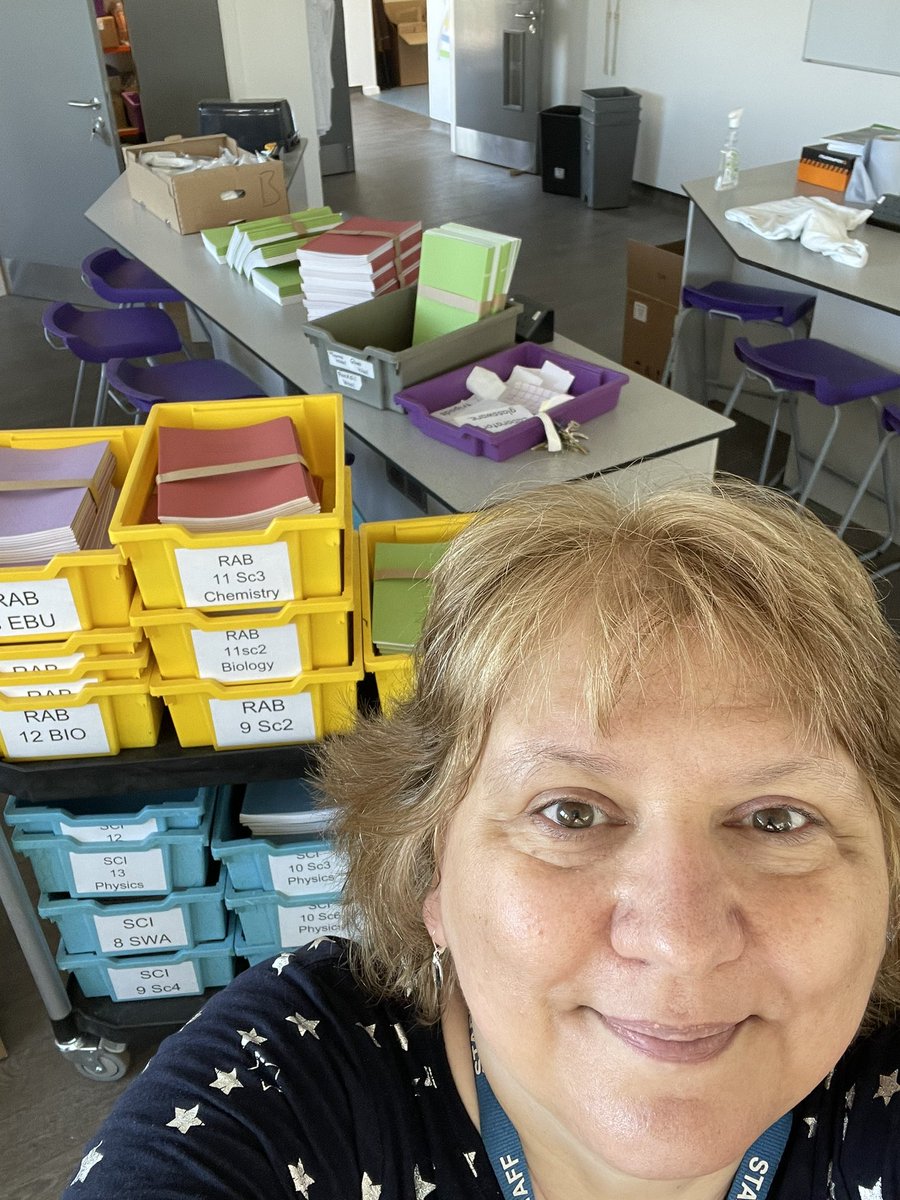 #techognition <a href="/Gratnells/">Gratnells</a> getting teacher’s new gratnells all labelled and filled with their students exercise books