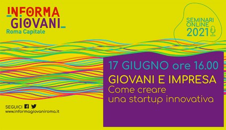 🗣 Cosa sono davvero le startup innovative e come crearne una tutta vostra?
💻 Per scoprirlo partecipate al seminario online di oggi alle 16.
🎯 Vi aspettiamo con @veronicaTascio1 e @GCarnovale di @RomaStartup
informagiovaniroma.it/lavoro-e-impre…
@Roma @Invitalia @LazioInnova