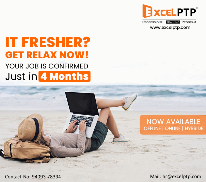 ExcelPTP's tweet image. Are you Graduate! 
Looking for professional training with job surety?
Then Get your first job just in 4 months! 

#aspdotnet #asp #dotnet #core #mssql #job #ahmedabad #itjobs #fresher #walking #interview #jobsearch #urgent #itcompanies #csharp #C #vb #web #developer  #excelptp