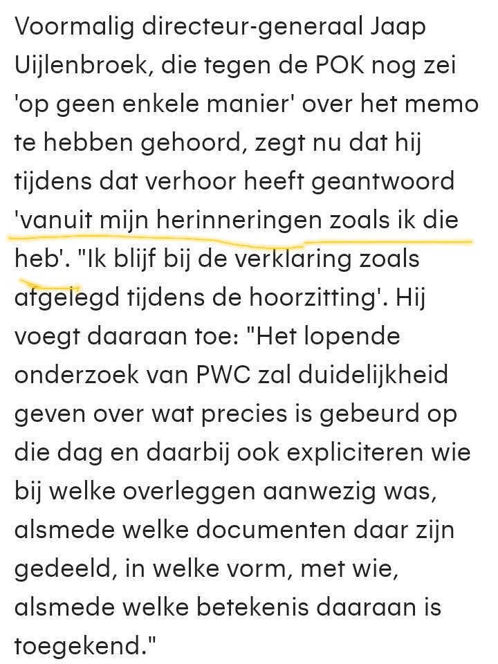 Dat in Den Haag weten ze wel hoe ze leugens moeten verkopen! ..