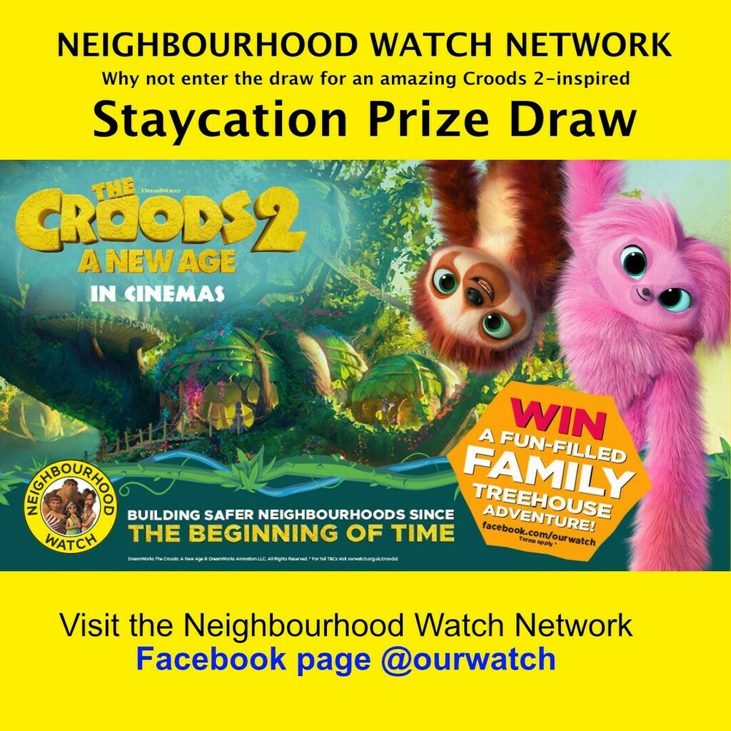 Today, the Neighbourhood Watch Network launches an amazing prize draw.
Check out their Facebook page @ourwatch 
ift.tt/3c7xqJ2 instagr.am/p/CP-PDoTo0Fo/