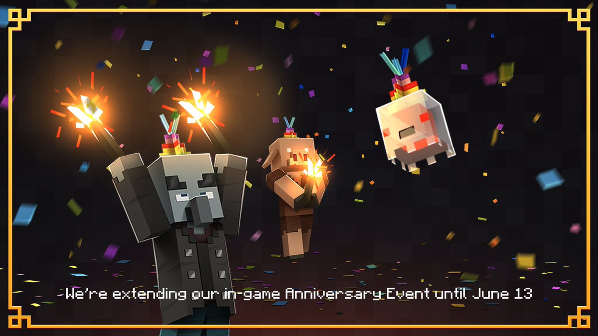 マインクラフト 日本公式 Minecraft Japan Minecraft Dungeonsの1周年記念イベントは 本日で終了となります 特別な防具セットや1周年記念限定マントをまだ入手できていない方は お急ぎください 詳しくはこちら T Co Ueorkb6wz3 T Co マインクラフト 日本公式 Minecraft Japan Minecraft Dungeonsの1周年記念イベントは 本日で終了となります 特別な防具セットや1周年記念限定マントをまだ入手できていない方は お急ぎください 詳しくはこちら T Co Ueorkb6wz3 T Co
