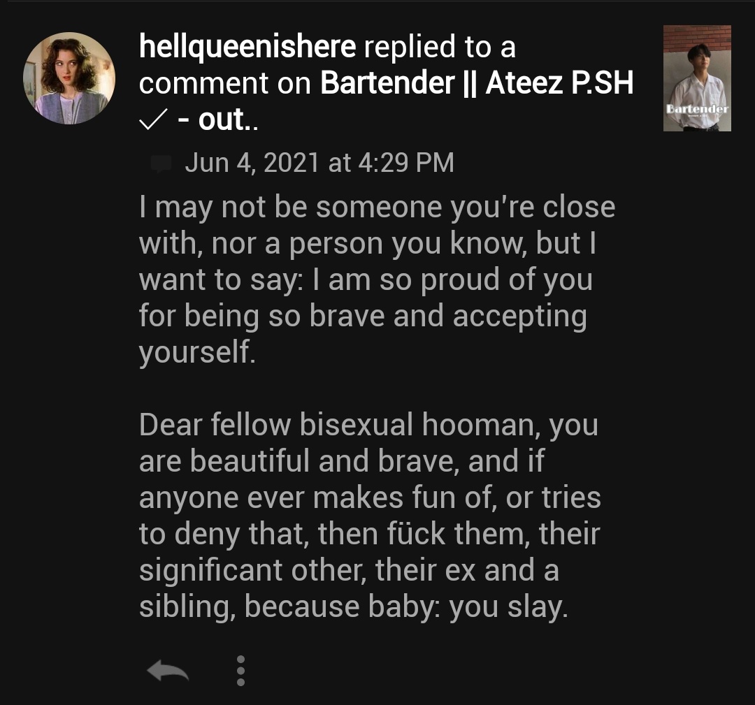 dyingwriter's tweet photo. No one hypes you up better than strangers in the wattpad comments section. Thank you 💜 https://t.co/Otx38wERh5