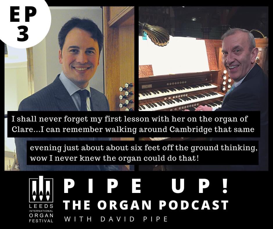 Today’s podcast guest chatting to <a href="/DCJPipeOrganist/">David Pipe</a> on anchor.fm/leedsiof is Peter Wright, Interim Director of Music at <a href="/riponcathedral/">Ripon Cathedral</a>/@RiponCathChoir and formerly DoM of <a href="/Southwarkcathed/">Southwark Cathedral</a>, speaking about his fascinating studies and career.
