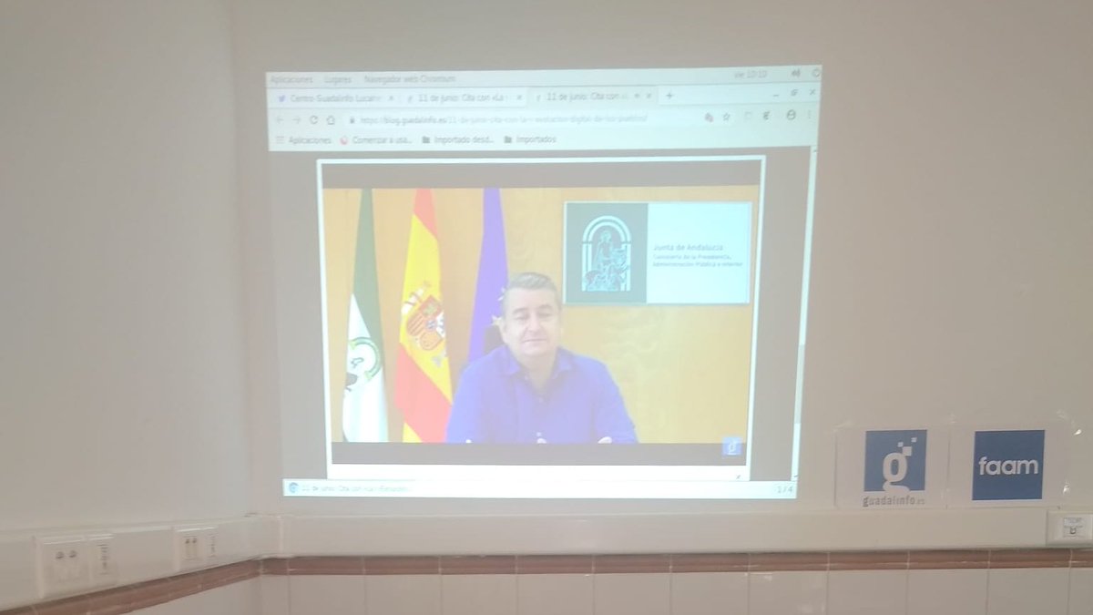 Empezando la jornada online 'La R-Evolución digital de los pueblos' #Guadalinfo #PueblosDigitales Puedes seguirla en en youtube.com/watch?v=DZdJMY… y también en #CAPIBarranquete