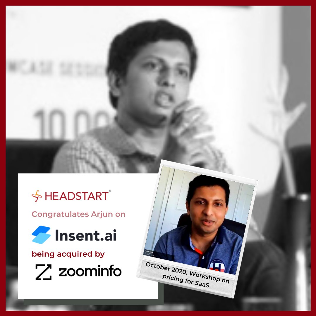 Headstarters's tweet photo. Congratulations to Arjun Pillai and Prasanna Venkatesan, on their startup https://t.co/h1QB7fomZI being successfully acquired by the listed global major, ZoomInfo. Arjun was one of the earliest Headstarters, with a vision to help and scale startups from Kerala.We are proud of you https://t.co/th89XjcA05