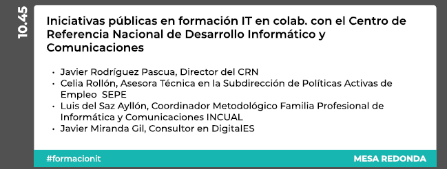En un rato nos vemos en #openexpo2021 con <a href="/AsocDigitales/">DigitalES_</a> <a href="/jrodpas/">Javier Rodríguez</a> y <a href="/empleo_SEPE/">SEPE</a>