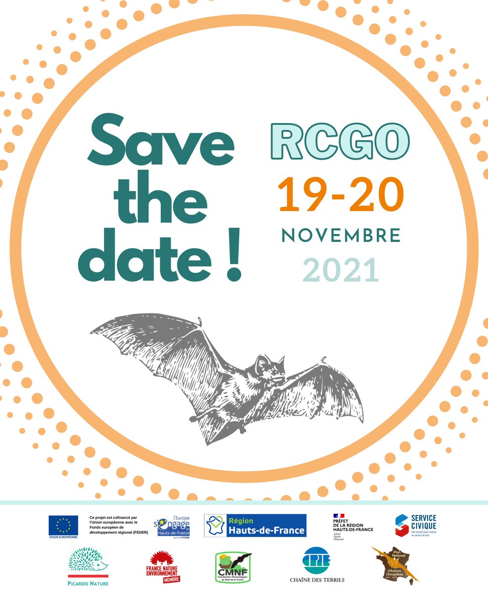 PicardieNature's tweet photo. En 2021, nous organisons les Rencontres Chiroptères Grand Ouest avec la #CMNF Nord de la France et le #CPIE Chaîne des Terrils. RDV les 19 & 20/11 en visioconf pour échanger sur les pratiques et avancées scientifiques et techniques liées aux chauves-souris ! #rcgo #SaveTheDate https://t.co/9qqbGkE1mO