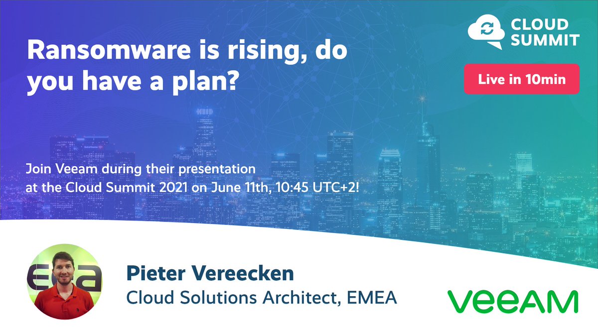 The speaker session of Pieter Vereecken starts in 10 minutes!

👉 Join us: insightz.io/content/103/Cl…