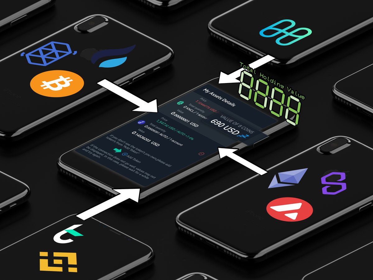 KEYRING_PRO's tweet photo. Easily check the total amount of assets you own💰
KEYRING PRO elaborates the holding details in an order of token list. In case an asset exists cross-chain, all holding values on all supported chains will be displayed. You can also add a custom token from "Add Token". https://t.co/dtXwquzZ3T