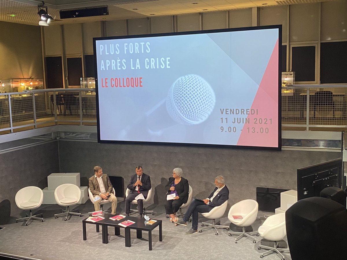 [#Plusfortsapreslacrise] 🔍💪🏻

Première séquence thématique « penser global,agir local » avec Muriel Keller qui est intervenue au sein des entreprises, Didier Bauer Président de l’Asptt Metz et Alain Courtier directeur général de l’AFAEDAM