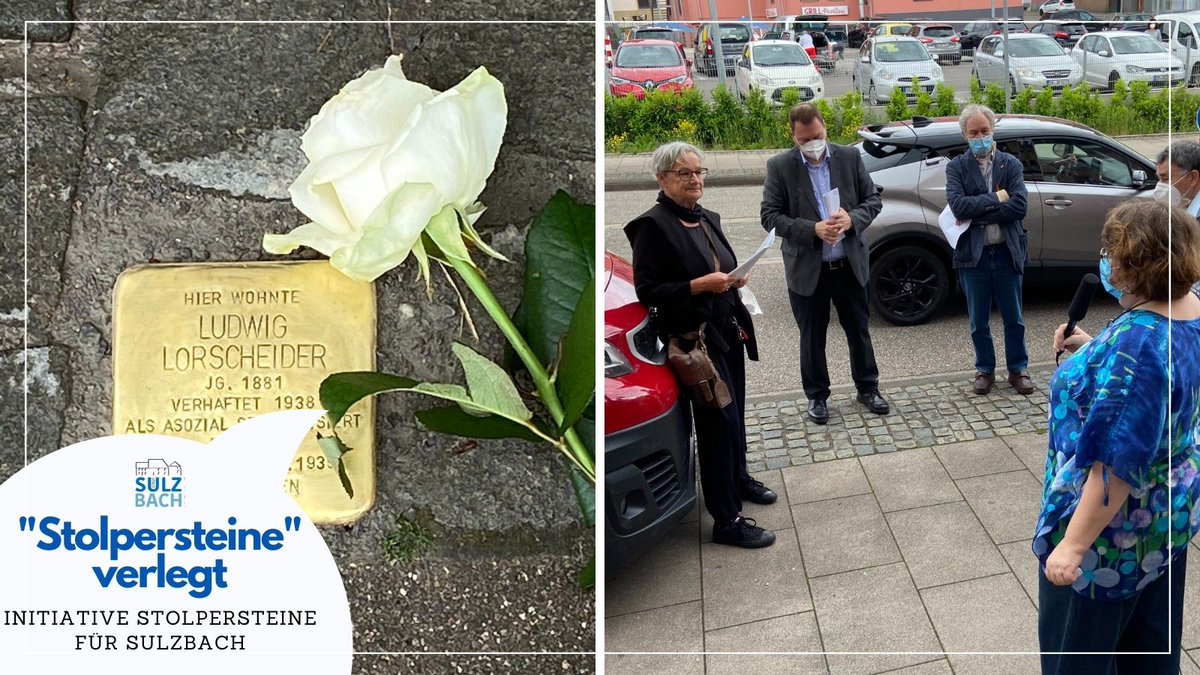 Es gibt jetzt "Stolpersteine" in Sulzbach bit.ly/35a7RD7