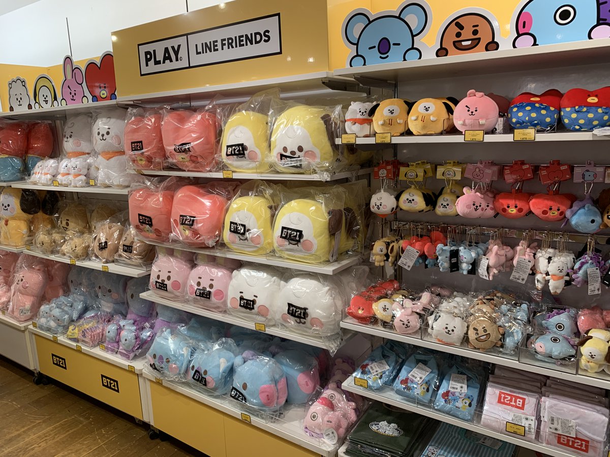 キデイランド心斎橋パルコ店 6 12オープン Kiddy Landマルイシティ横浜店に Play Line Friends がshop In Shopで登場 Bt21 のアイテムもたくさんあります オープン記念ノベルティもありますので ぜひ遊びに来てください Bt21