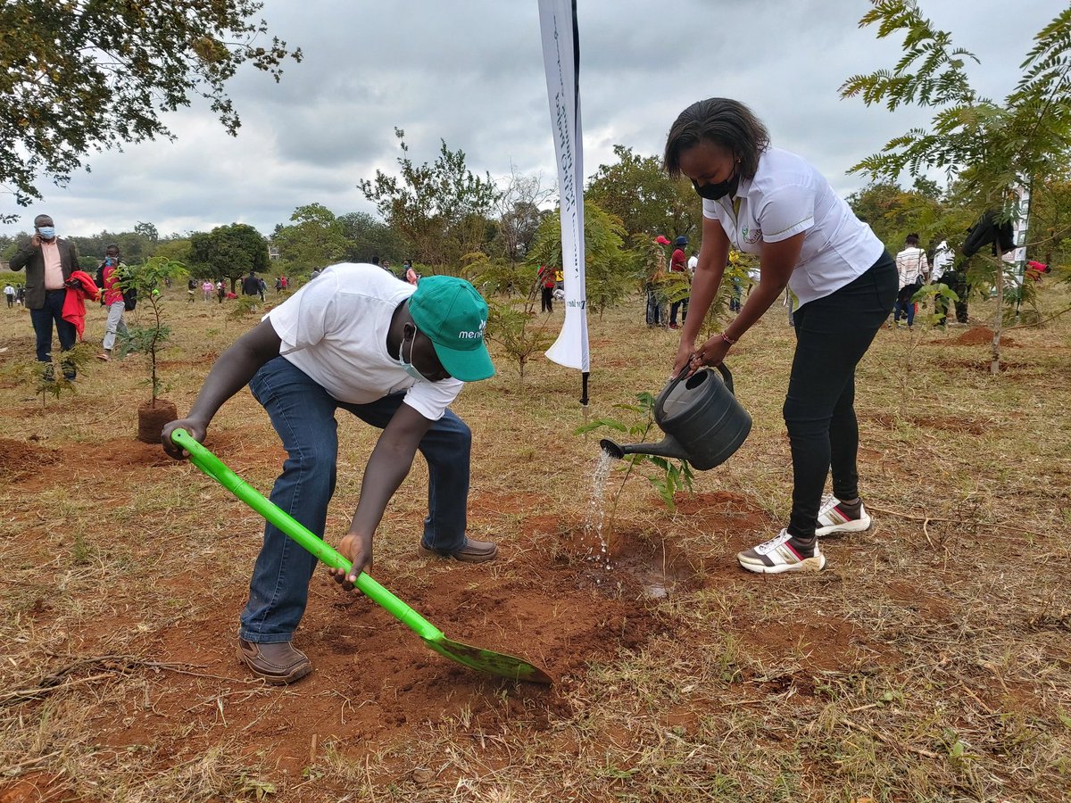 NETFUNDkenya's tweet photo. Participating in planting 3600 trees at Jeremiah Nyaga T.T.I in Embu as build up to the 7th Annual Devolution Conference. Event officiated by the @Environment_ke CS Kariako Tobiko joined by @Devolution254 CS Eugene Wamalwa and @KenyaGovernors chair
#Towards10PercentTreeCover https://t.co/izDN5K8yGF