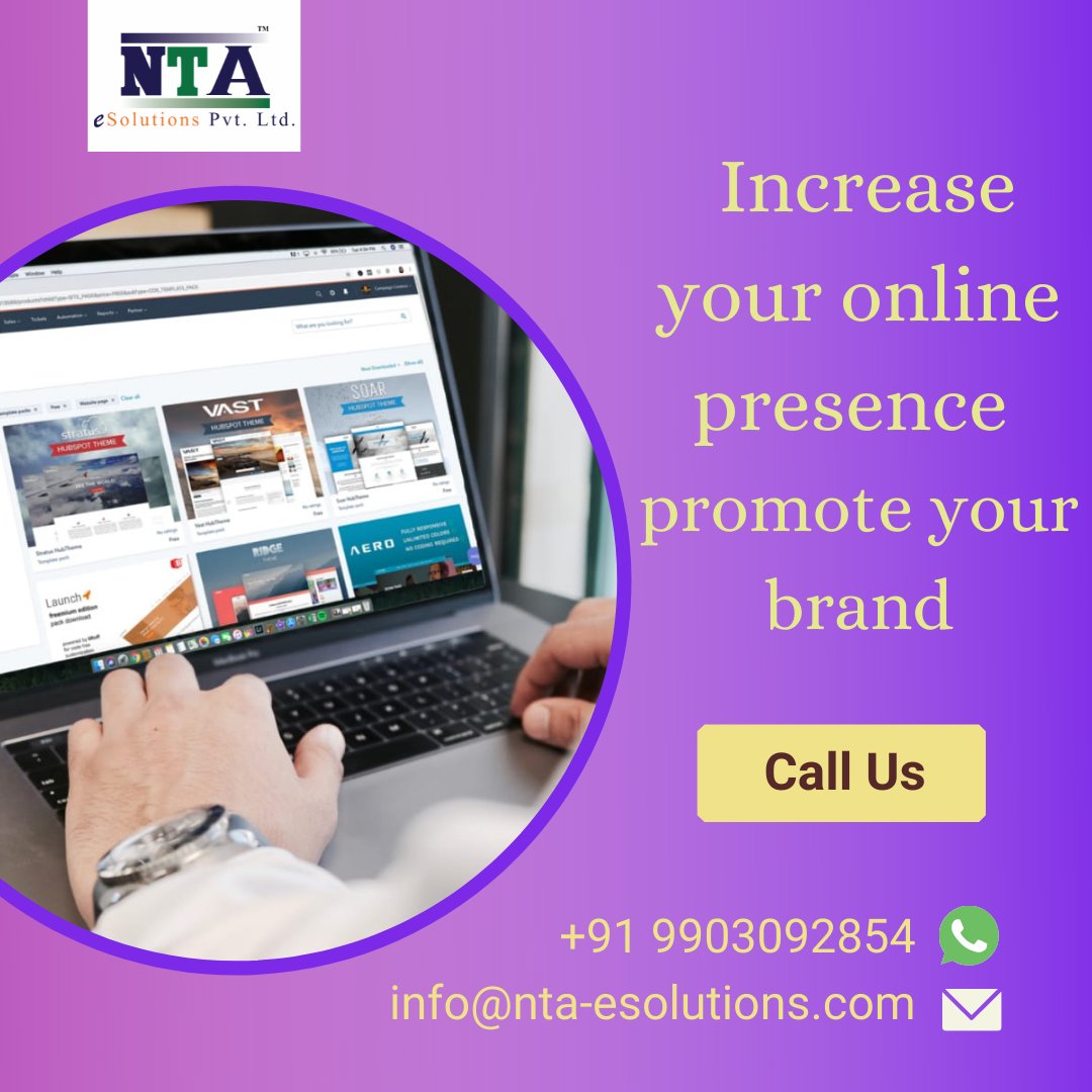 ntaesolutions's tweet photo. Increase your online presence promote your brand

Call: +91 9903092854
Email: info@nta-esolutions.com

#onlinebrand #onlinebranding #onlinemarketingcompanykolkata #online #OnlinePromotion #ntaesolutions https://t.co/Fe0bjNaeuQ