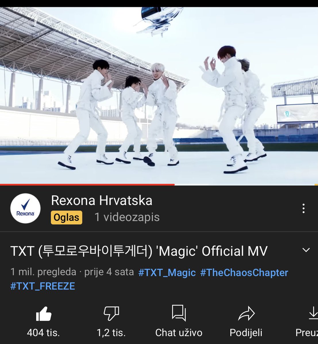 ana191118's tweet photo. Guysss so check TXTs new MV for Magic its soo cuteee😍😍💜 @TXT_members #TXT_Magic #MagicMVOutNow #Magic_Teaser #MOA #SOOBIN #YEONJUN #BEOMGYU #TAEHYUN #HUENINGKAI https://t.co/hI7unqx0cd