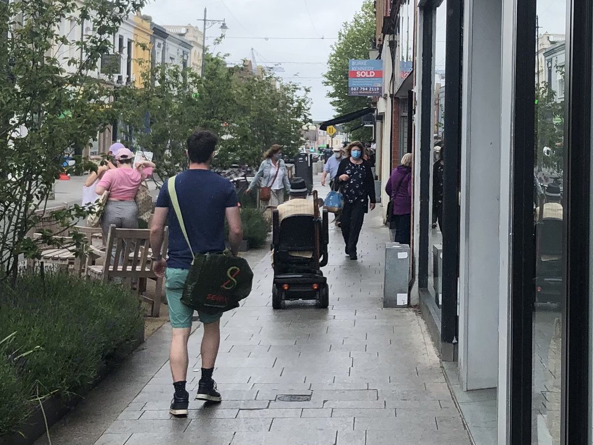 Please remember that there are people with mobility challenges that need to move safely &amp; in comfort through public spaces.

Safety is paramount &amp; it’s important that street furniture &amp; outdoor dining equipment does not obstruct pedestrians or people with mobility challenges.
