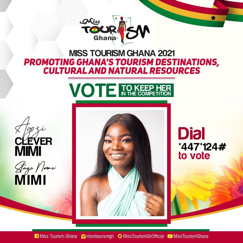 misstourismgho1's tweet photo. Welcome to the first stage of the competition!!🤗🤗🤗
Introducing those who made it to the first stage of the competition. 
Dial *447*124# to vote for your favourite contestant. 
To all participants,congratulations🎉 
#pageantlovers #pageantqueen #pageantdresses #ExperienceGhana https://t.co/sBXxwTRC2u
