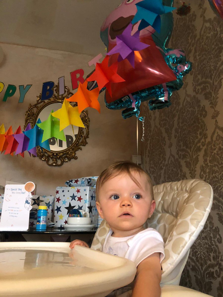 Happy 1st birthday son daddy loves you ❤️❤️❤️ EDEN HUGH LOCK