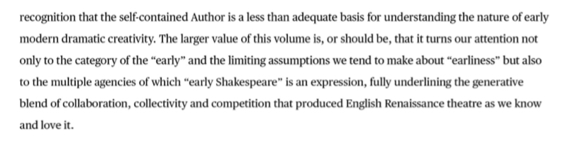 Splendid review of Early Shakespeare, 1588-1594 <a href="/CambShakespeare/">CambShakespeare</a> in today's <a href="/TheTLS/">The TLS</a> ! <a href="/AndrewPower4/">Andrew J. Power</a>  ⤵️⤵️⤵️ 

the-tls.co.uk/articles/early…