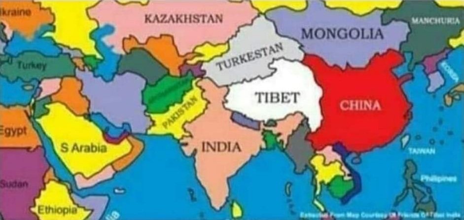 your_commrade_'s tweet photo. 1959 तक भारत की कोई भी सीमा चीन से नहीं लगती थी।

सब आपके चाचा के आशीर्वाद हैं | https://t.co/LCPolzbdPK