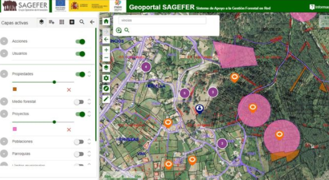 SAGEFER1's tweet photo. ¡Toda la información útil para una gestión forestal sostenible en un solo clic! 🖱️

¿Qué datos puedes visualizar a través de la herramienta #SAGEFER?
🌳Zonas forestales
🏠 Limites catastrales
🛠️ Proyectos en marcha
🏘️Límites municipales

Descubre más en https://t.co/ANGhDcXBIX https://t.co/2UnCBitMnU