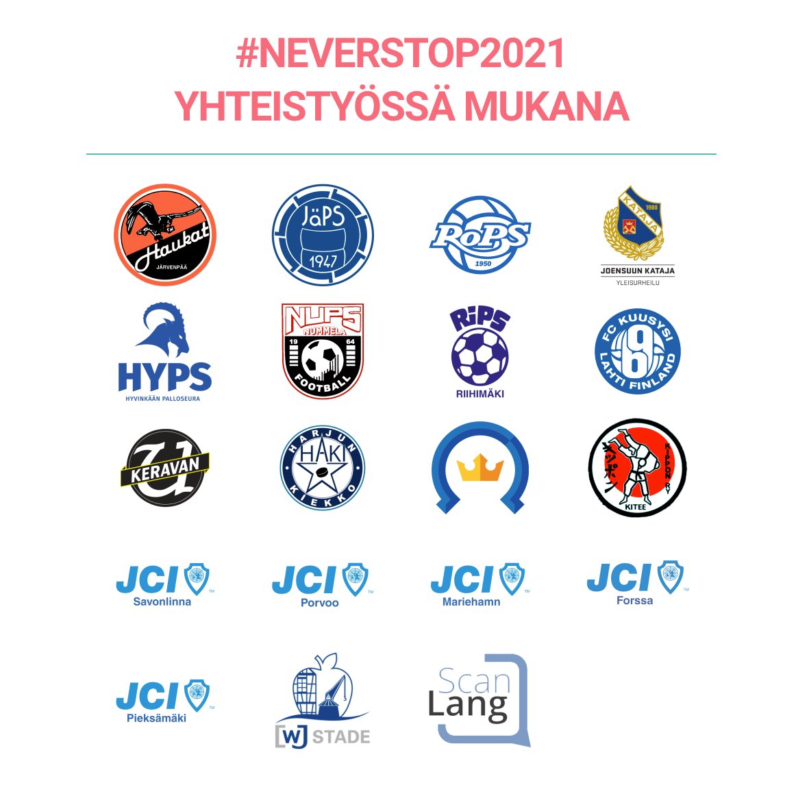FCKuusysi's tweet photo. @neverstoprun2021 tapahtuma järjestetään 11.6. klo 18–12.6. klo 18 välisenä aikana. 💥LÄHTÖLAUKAUS ON SIIS TÄNÄÄN!💥

Liput lunastetaan https://t.co/lPKnQo6MHC

Osta lippu ja älä lopeta juoksemista…
#neverstoprun #neverstoprun2021 #fckuusysi #osasinua #sinunseura https://t.co/Y8JwBkhskh
