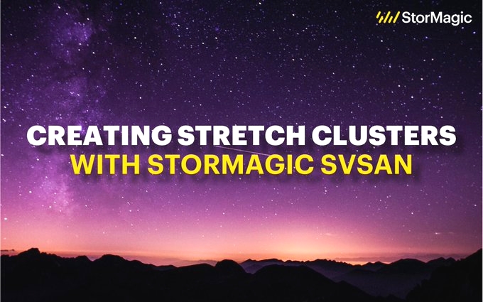 VC_News_UK's tweet image. The #disruption to IT caused by physical disasters can be #minimized or eliminated through the use of #stretch #clusters. In this white paper, we examine the use cases for stretch #clusters, and how StorMagic #SvSAN enables stretch clusters to be created. hubs.ly/H0Pzjyp0