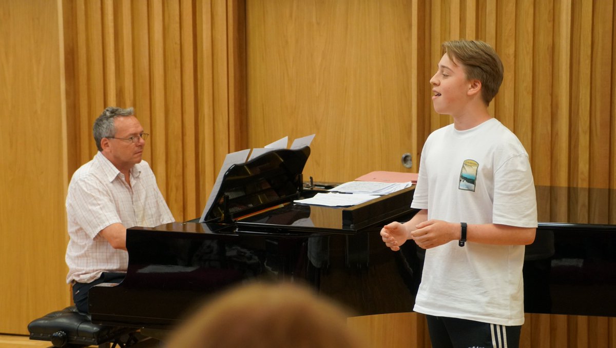 UCSMusic's tweet photo. Two photos of Tuesday's @UCSHampstead Transitus Singers' concert that launched the @UCSMusic #midsummermusic series in such great style. Congratulations to all performers involved and to Head of Singing Miss Purkis on co-ordinating such a wonderful #livemusic event! https://t.co/iUYhhrucfU