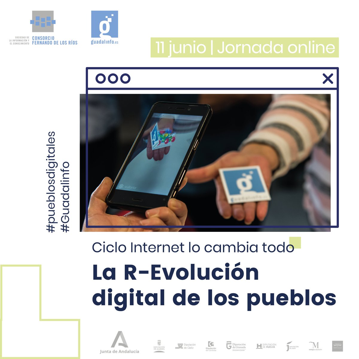 La R-Evolución digital de los pueblos #Pueblosdigitales #Guadalinfo sí somos esenciales @RedGuadalinfo