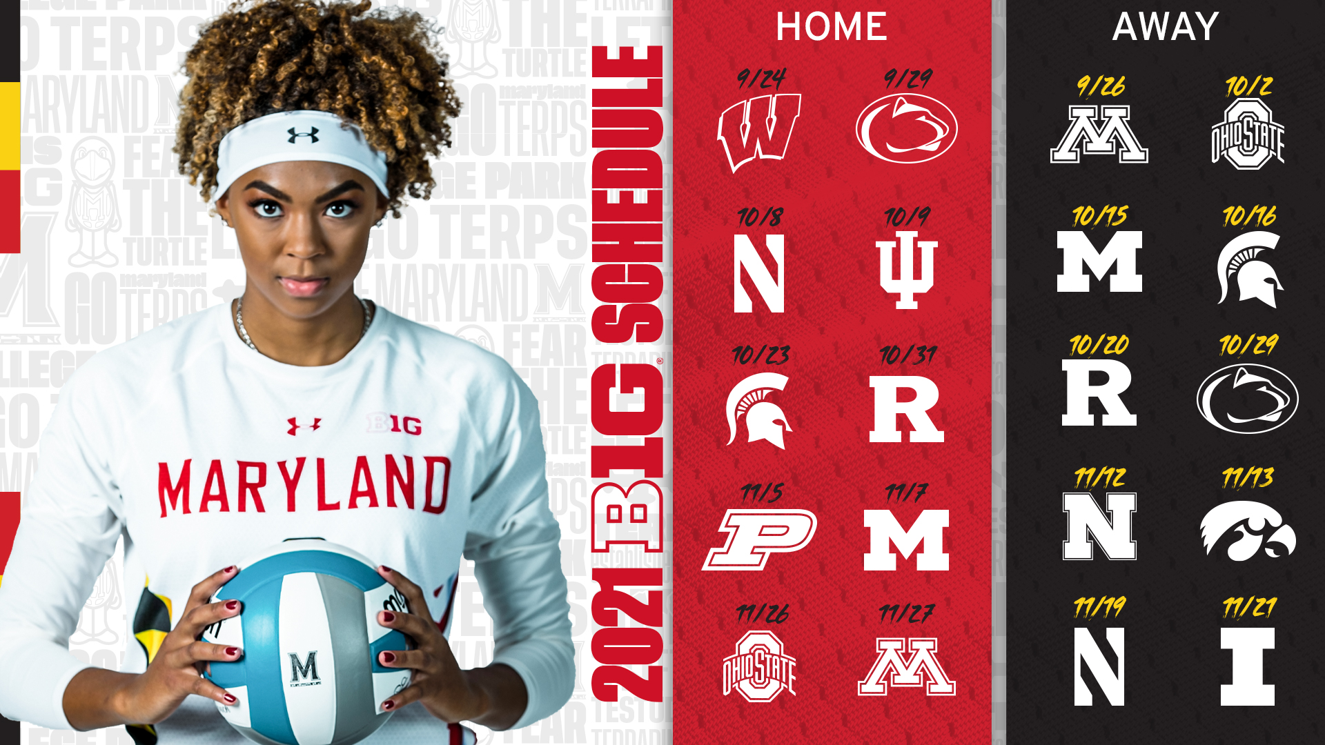 Maryland Volleyball on Twitter "BACK IN ACTION 🙌 Our 2021