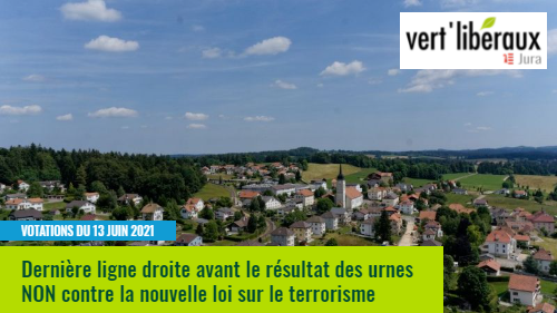 pvljura's tweet photo. Position #Politique du @pvl_JU sur #CHvote -13 juin 2021

#QuotidienJurassien #LQJ #porrentruy #delémont #cantondujura #ajoie #suisse #jeunesse #moutier #terrorisme #Jeunesse #suisse #etudiants #StUrsanne #parlementch #loiarbitrairenon #mptnon https://t.co/rwrg7GLTaf