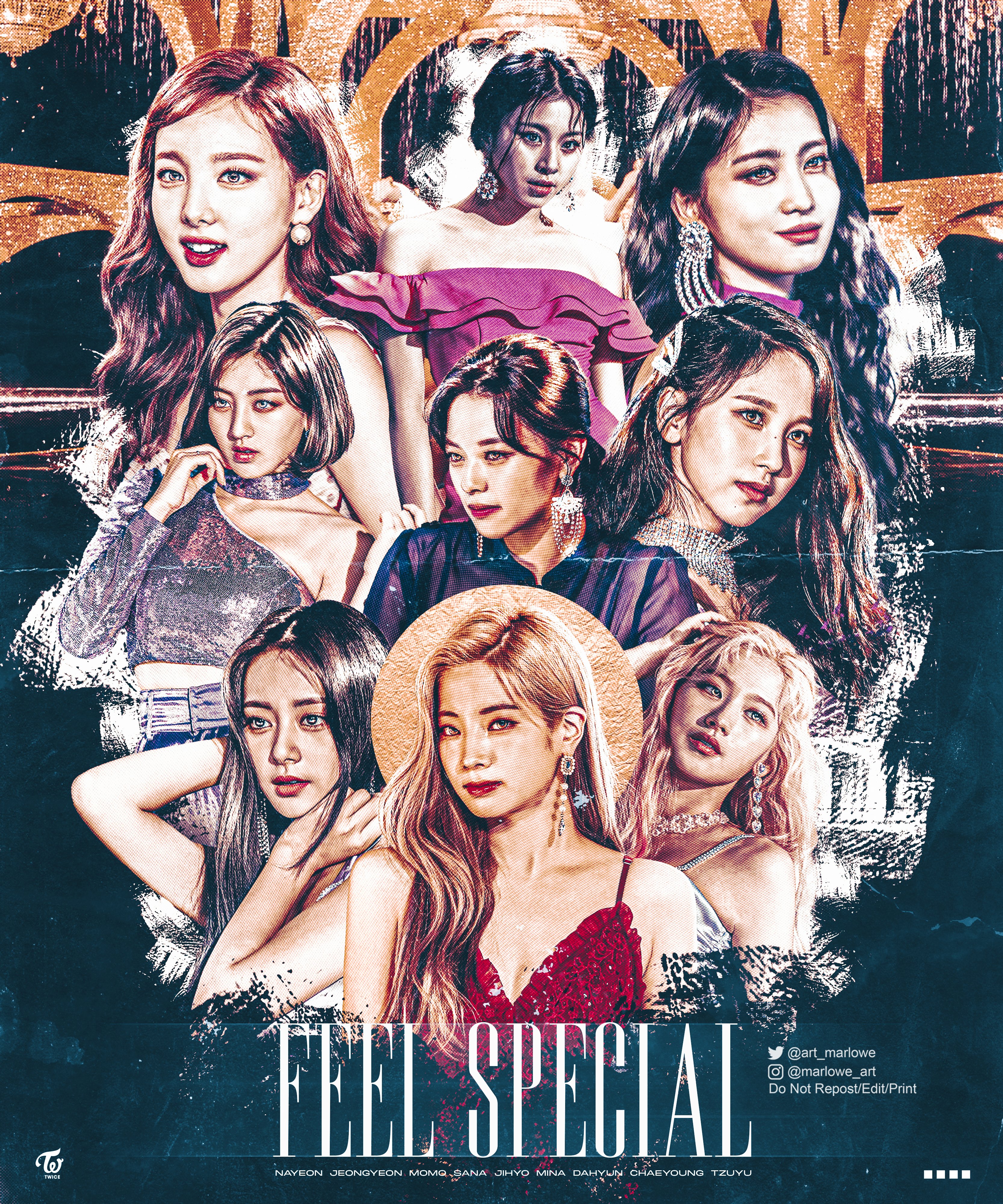 Marloweart Heart Shaker Graphic Poster Fanart Twice T Co Xficer8rq3 Twitter