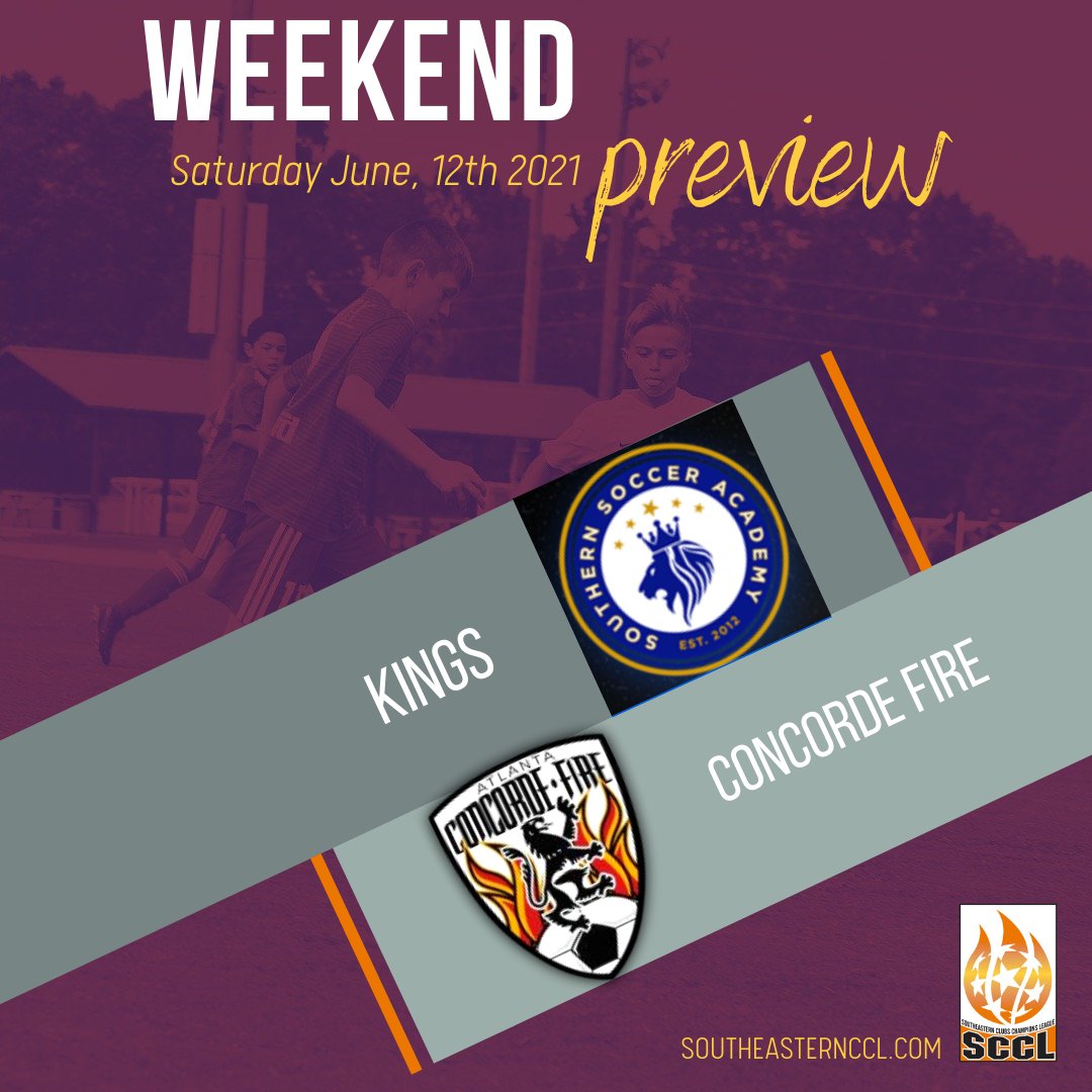 SoutheasternCCL's tweet photo. The first weekend of games of the SCCL Summer League start tomorrow! 

Weekend Preview Shoutout:

Kings 11 Boys Gold
VS.
Concorde Fire 11 Boys 

Good luck to all teams this weekend! https://t.co/3YnrOiPU0p