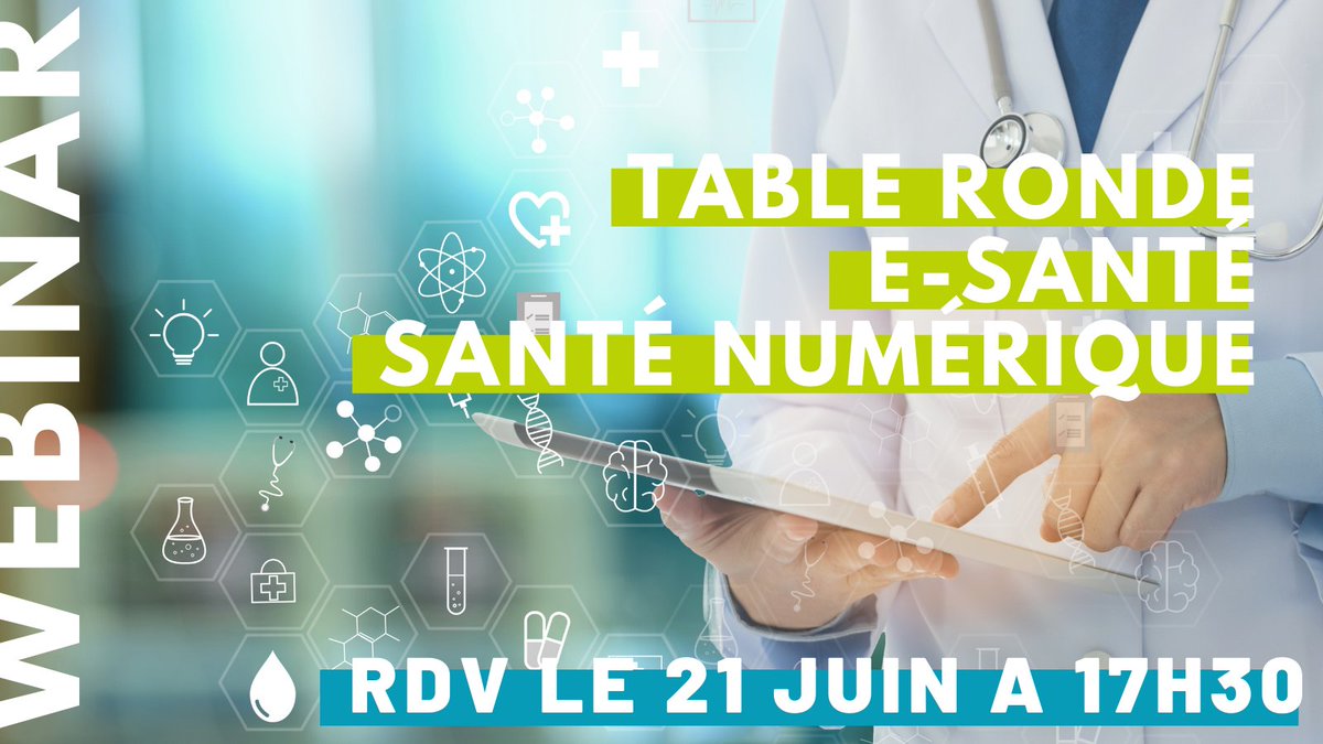 📅 RDV Lundi 21 juin de 17h30 à 18h30
[WEBINAR] TABLE RONDE #ESANTE, #SANTE #NUMERIQUE, organisée par l'AFC et modérée par Patrick Pessaux et Olivier Turrini, avec la participation de Myriam Oukkal, Laura Létourneau, Corinne Isnard Bagnis, Chahra Louafi.
lnkd.in/d8UetZM