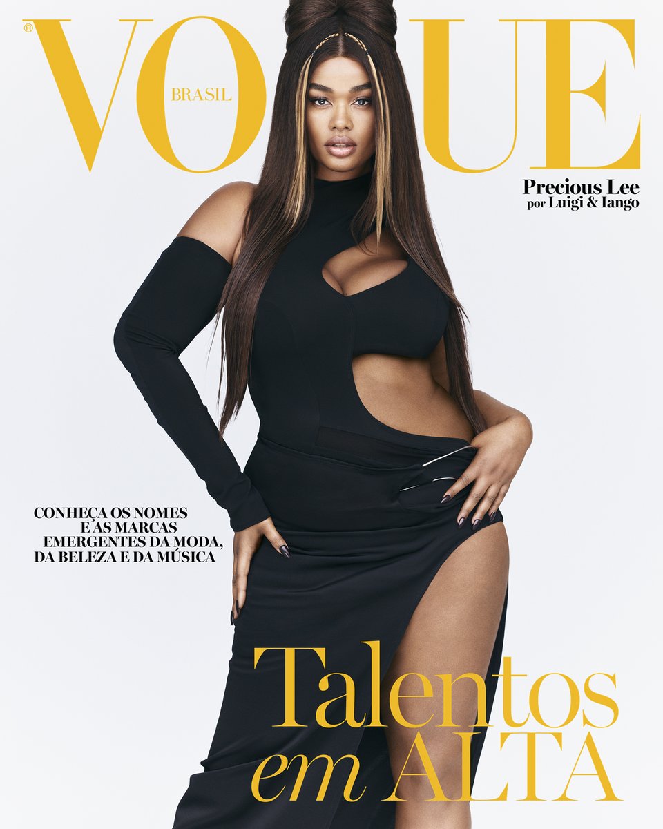 voguebrasil's tweet photo. O céu não é o limite para Precious Lee, nossa estrela de junho/julho. “Agradeço por ter sido resiliente até aqui para, agora, poder ocupar espaços de altíssimo nível na moda", diz em entrevista exclusiva. Saiba mais: https://t.co/YpsZbx3pWC 
#PreciousLeeNaVogueBrasil https://t.co/3Tr9gICoWb