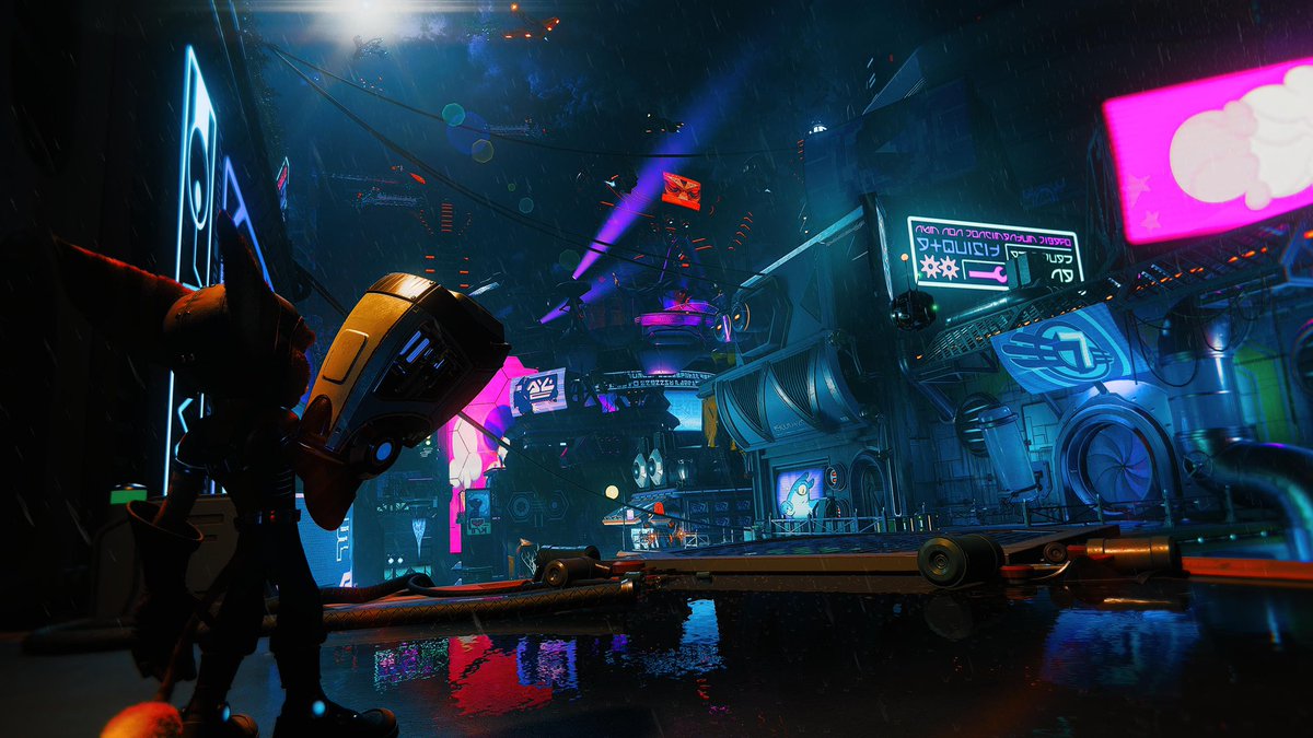 KezWizz's tweet photo. This game is stunning, can’t stop playing with photo mode! @insomniacgames #RatchetPS5 #RatchetAndClank #RiftApart #PhotoMode https://t.co/vF6ruiATiD
