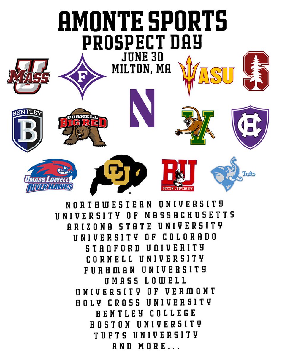 Learn from &amp; be seen by DI, II, III coaches at our Prospect Day @ Milton Academy! 13 &amp; counting! <a href="/NULax/">Northwestern Lacrosse</a>