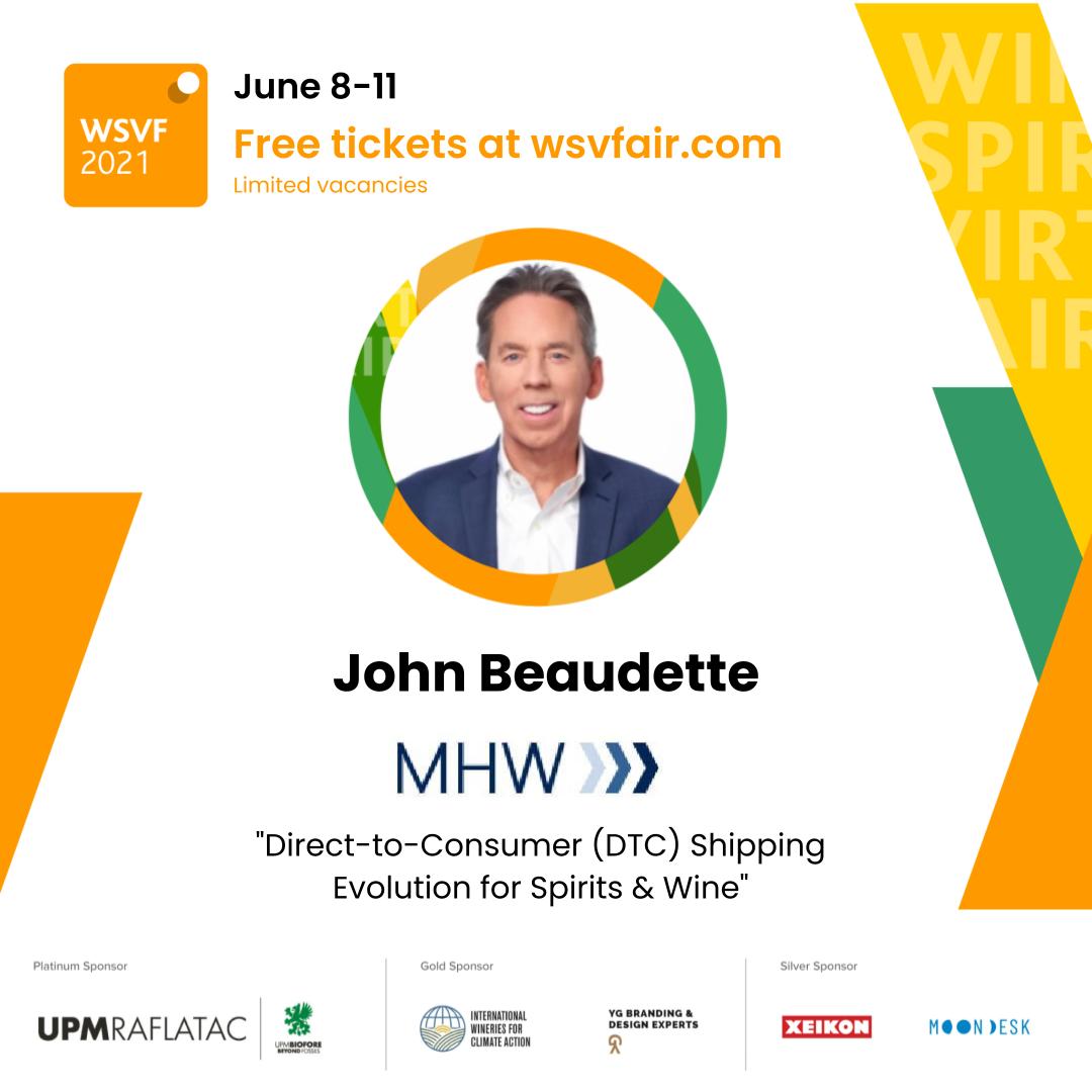 WSVF4's tweet photo. #Webinar June 11th "Innovation, trends and future"
►02:45hs GTM+0 "Direct-to-Consumer (DTC) Shipping Evolution for Spirits &amp; Wine" by John Beaudette President of @MHW_Ltd  #UnitedStates
►#LIVE at https://t.co/wnmv5Frd0o #DriveTheChange https://t.co/wtal5DpOzK