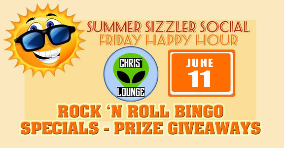 Summer Sizzler Social Happy Hours are Back - eepurl.com/hA1kVX