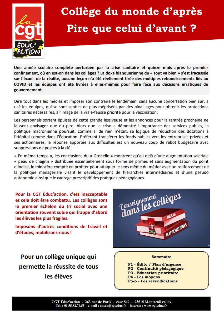 CGT-Educ'Action 94 tweet media