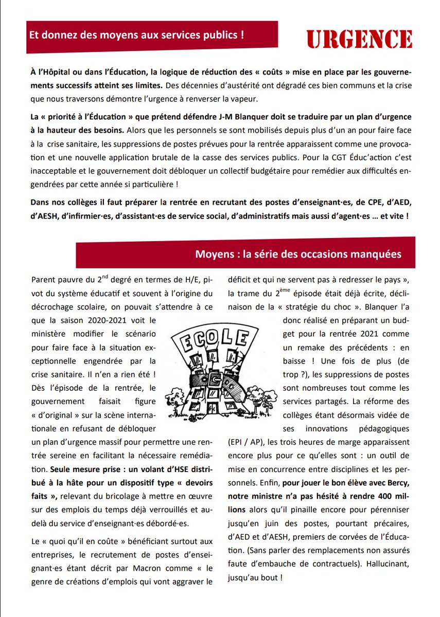 CGT-Educ'Action 94 tweet media