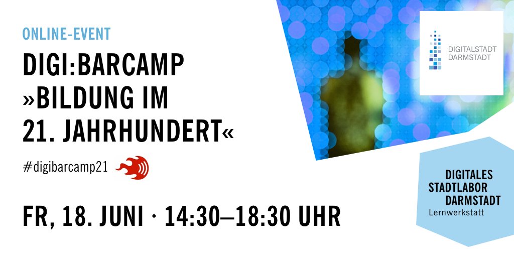Schon gesehen? Am #Digitaltag21 präsentiert die <a href="/DA_Digitalstadt/">Digitalstadt_Darmstadt</a> gleich mehrere Premieren! 

Das #Digibarcamp21 zum Thema Bildung im 21. Jhdt. der Lernwerkstatt/Stadtlabor sowie unser Digitales Stadtlabor in <a href="/MozillaHubs/">Mozilla Hubs</a>, enworfen von Architektur-Studierenden der <a href="/TUDarmstadt/">TU Darmstadt</a>!