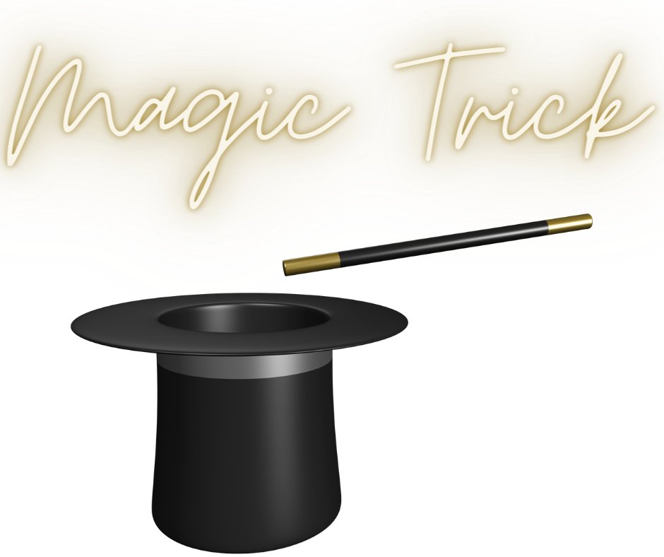 Magic plays a big part of our #MagicAndMayhem event, so we wondered if you could come up with your own brand new magic trick. Impress your family with your new trick.