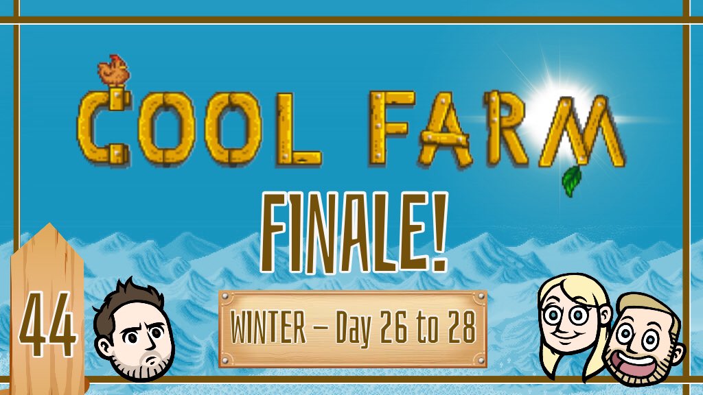 TheGameChaps's tweet photo. It’s Fri-yay!! But I have sad news… the Cool Farm journey is finally coming to an end. The gang are going out with a bang though!!

——— 🎉-💰-🍺-💰-🎉 ———

https://t.co/nJ8M6T3hLz

——— 🎉-💰-🍺-💰-🎉 ———

#coolfarm #smallyoutubers #StardewValley https://t.co/VESRjuu8vM