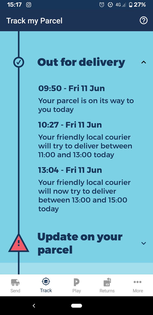 viccichick's tweet photo. @Hermesparcels I don't believe you ever had any intention of delivering this. It should have arrived 5 days ago... https://t.co/gXSZMfKOW4