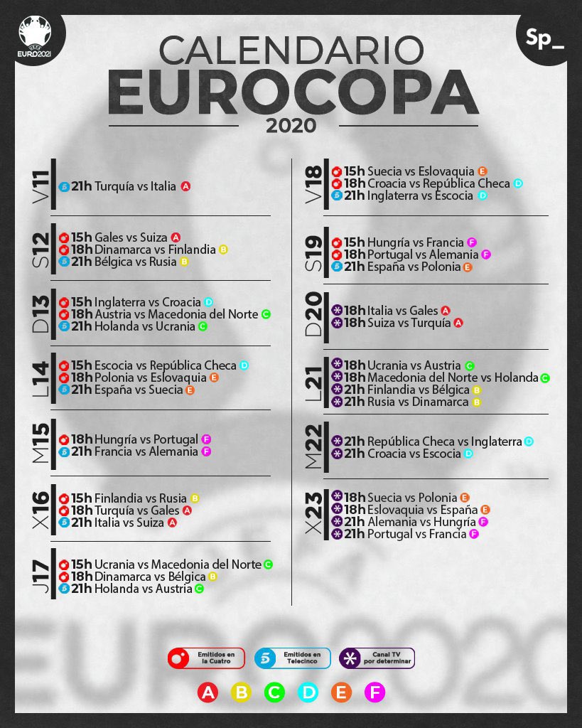 FifaClub9's tweet photo. Es hoy!! Es hoy!! #EURO2020 https://t.co/4uqM4bDfdk