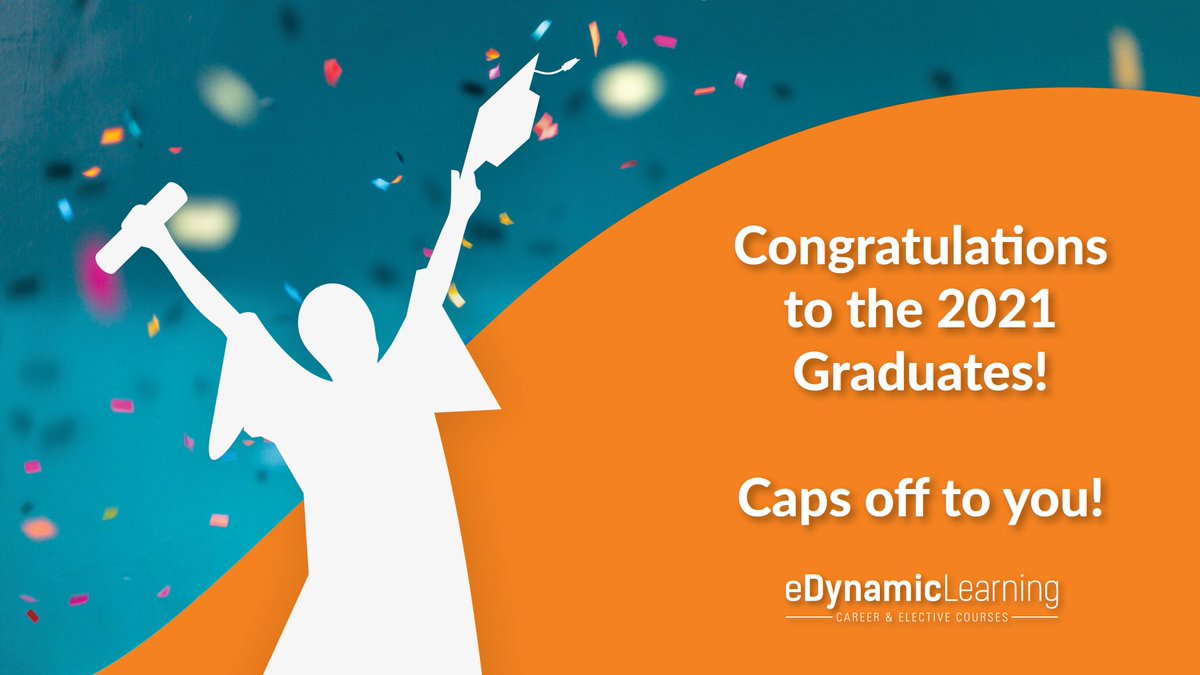 Congratulations to the graduating class of 2021! We know it was a tough year!  We're proud of you!  Dream big and go for it! #PassionToPurpose #CareerExploration