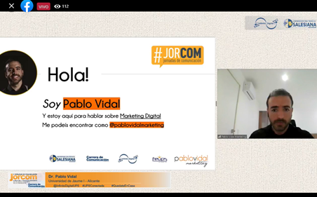 EstefaniaJoha16's tweet photo. Pablo Vidal mediante su intervención en el #EjeEmpresarial de la #JorcomV afirma que" Es importante entender que DIGITAL ha llegado para quedarse y ahora es una parte fundamental para cualquier componente estratégico de negocios"
#EventosGratuitos #Diario702 @upsalesiana https://t.co/TgcuVCQLnB