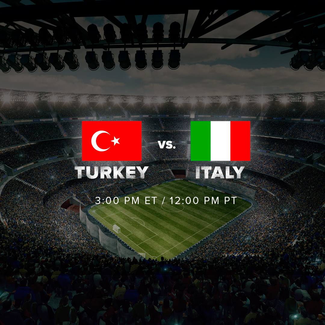 It may be 2021, but the 2020 European Championships start today with Italy and Turkey!

#SummerofSports
